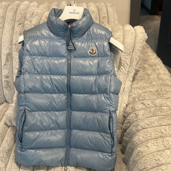 Moncler Men's Light Blue Quilted Vest - Picture 13 of 17